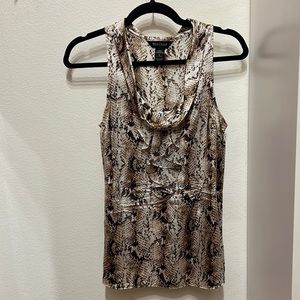 White | Black blouse